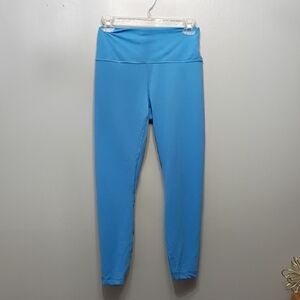 Lululemon Wunder High Rise Blue Nile Leggings SZ 8